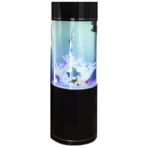 Cylinder Acrylic Aquarium with Top Filter