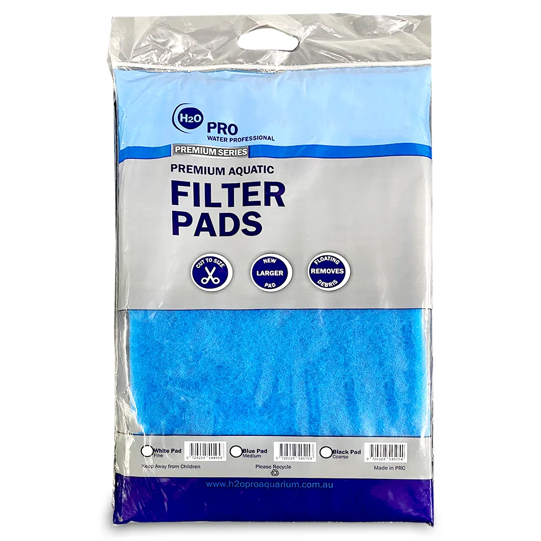 Aquarium Filter Pad Blue Medium H2o Pro Aquarium Buy Online