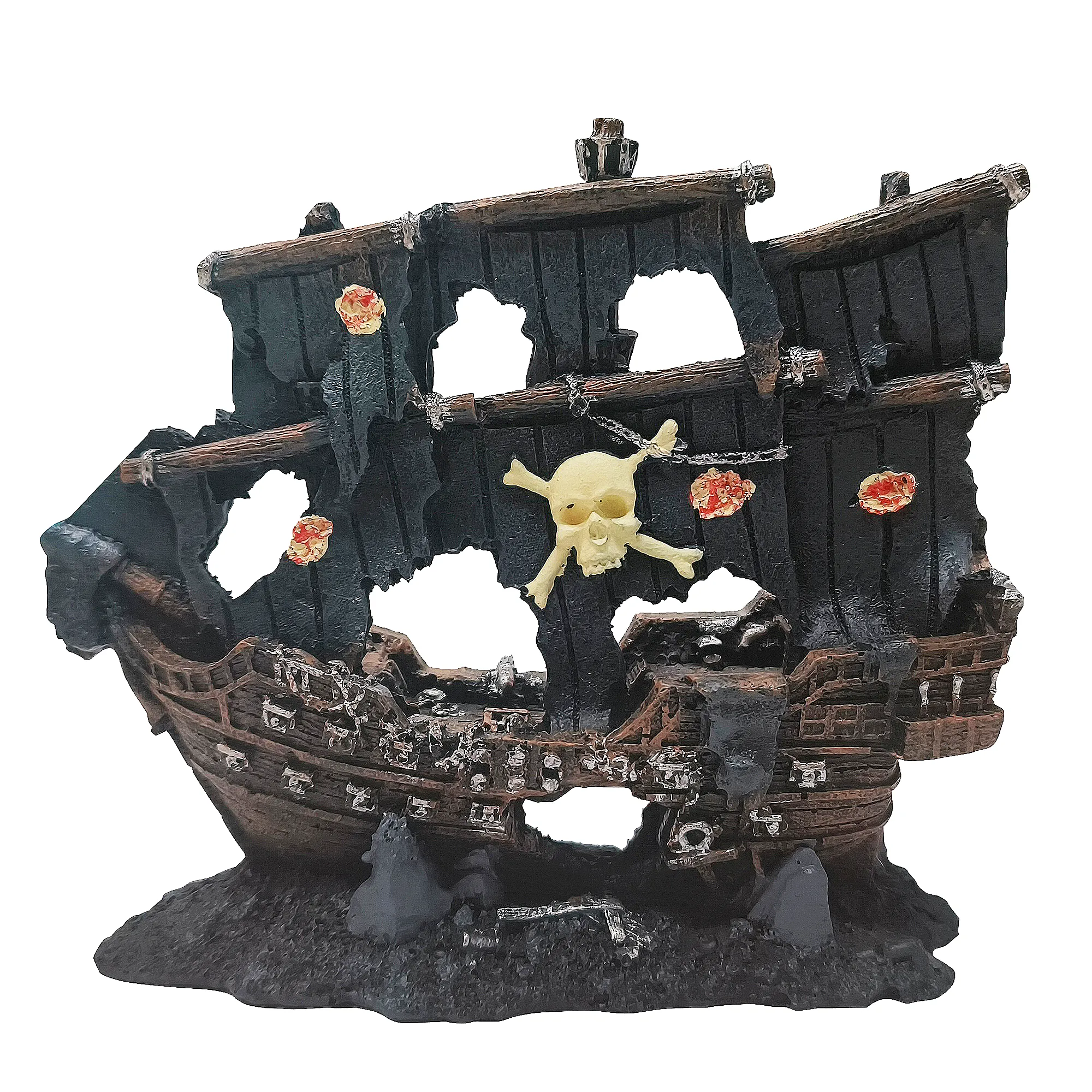 Pirate Ship Aquarium Ornament