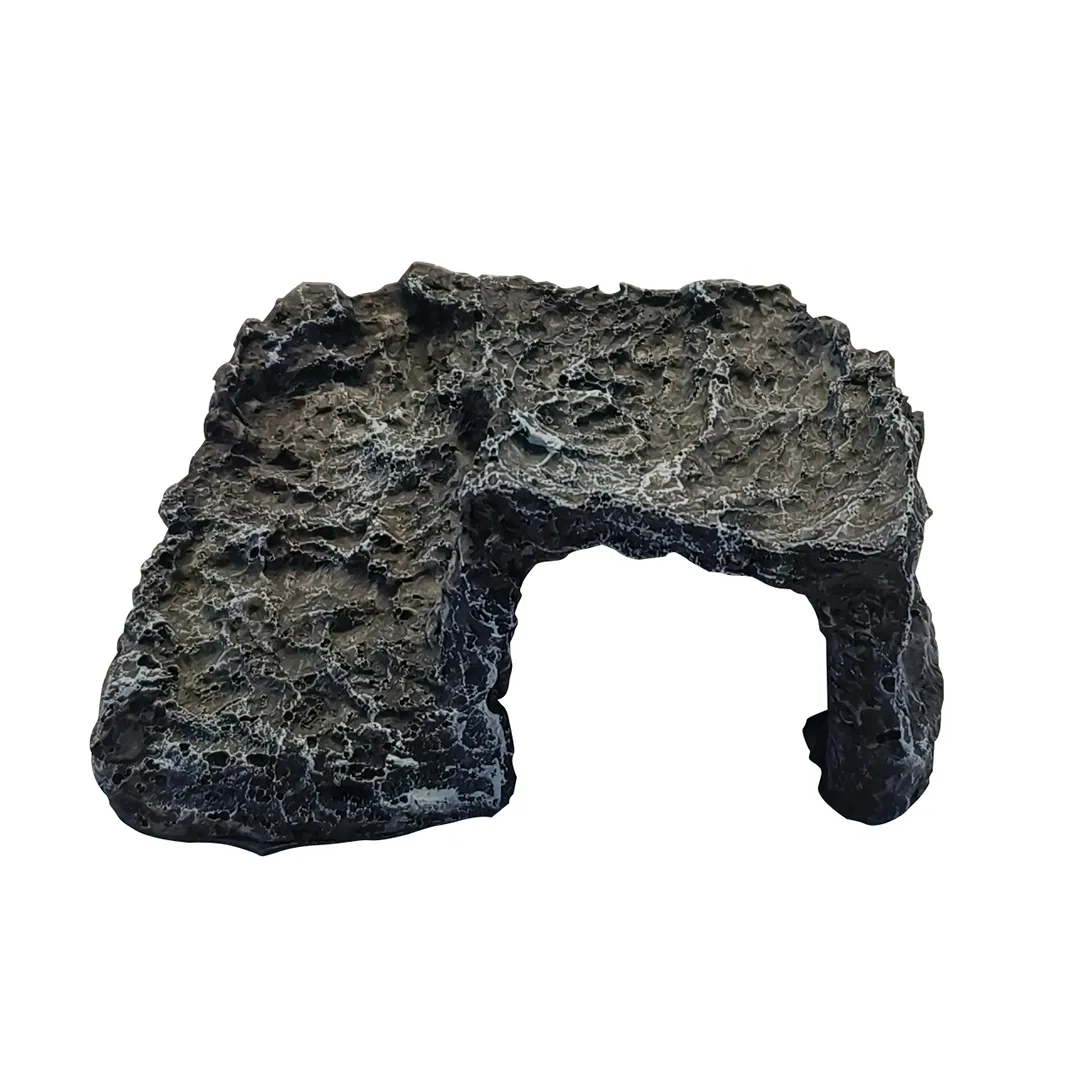 thumbnail image 2 of MY MIRONEY 4Pcs Ceramic Shelters Aquarium Ceramic Rock Cave Shelter Shrimp Betta Lizards Hideaway Breeding Cave Cubic Hideout Fish Tank Decor Ornament 2 of 11