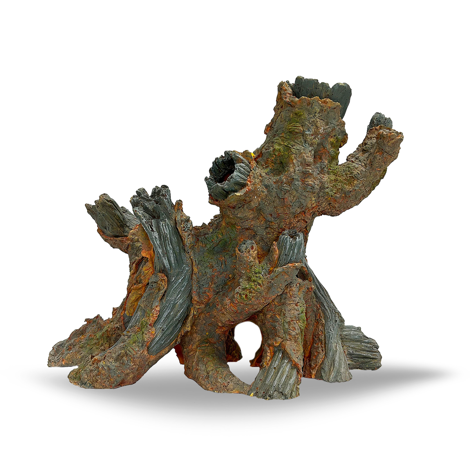 Moss Stump Aquarium Ornament