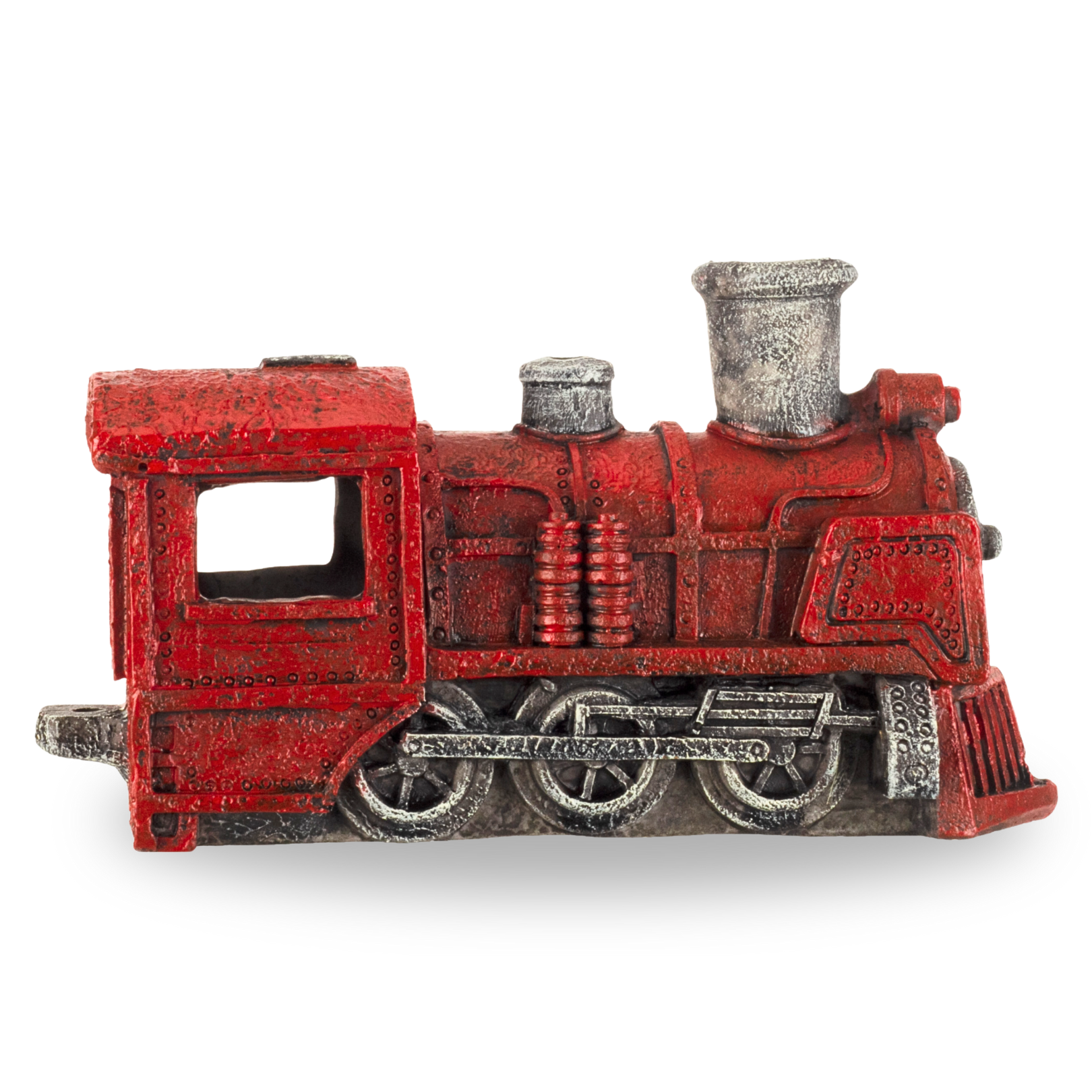 Train engine aquarium ornament